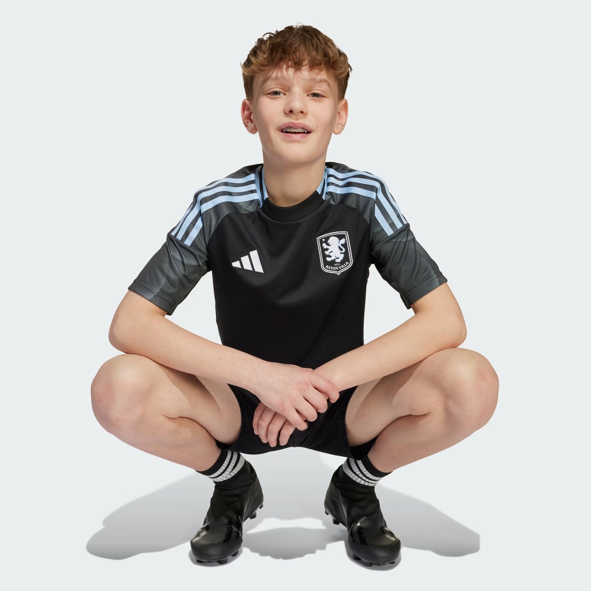 Conjunto Infantil Adidas Aston Villa 2025/26 II