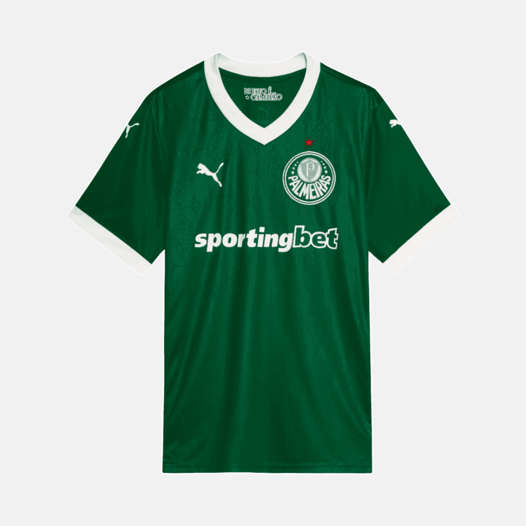 Camisa Puma Palmeiras 2025/26 I - Estevão N° 41