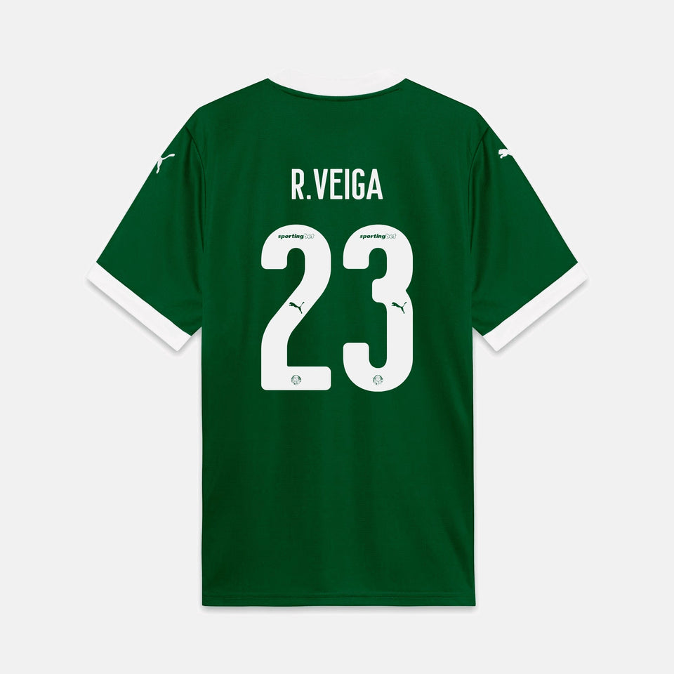 Camisa Puma Palmeiras 2025/26 I - R. Veiga N° 23